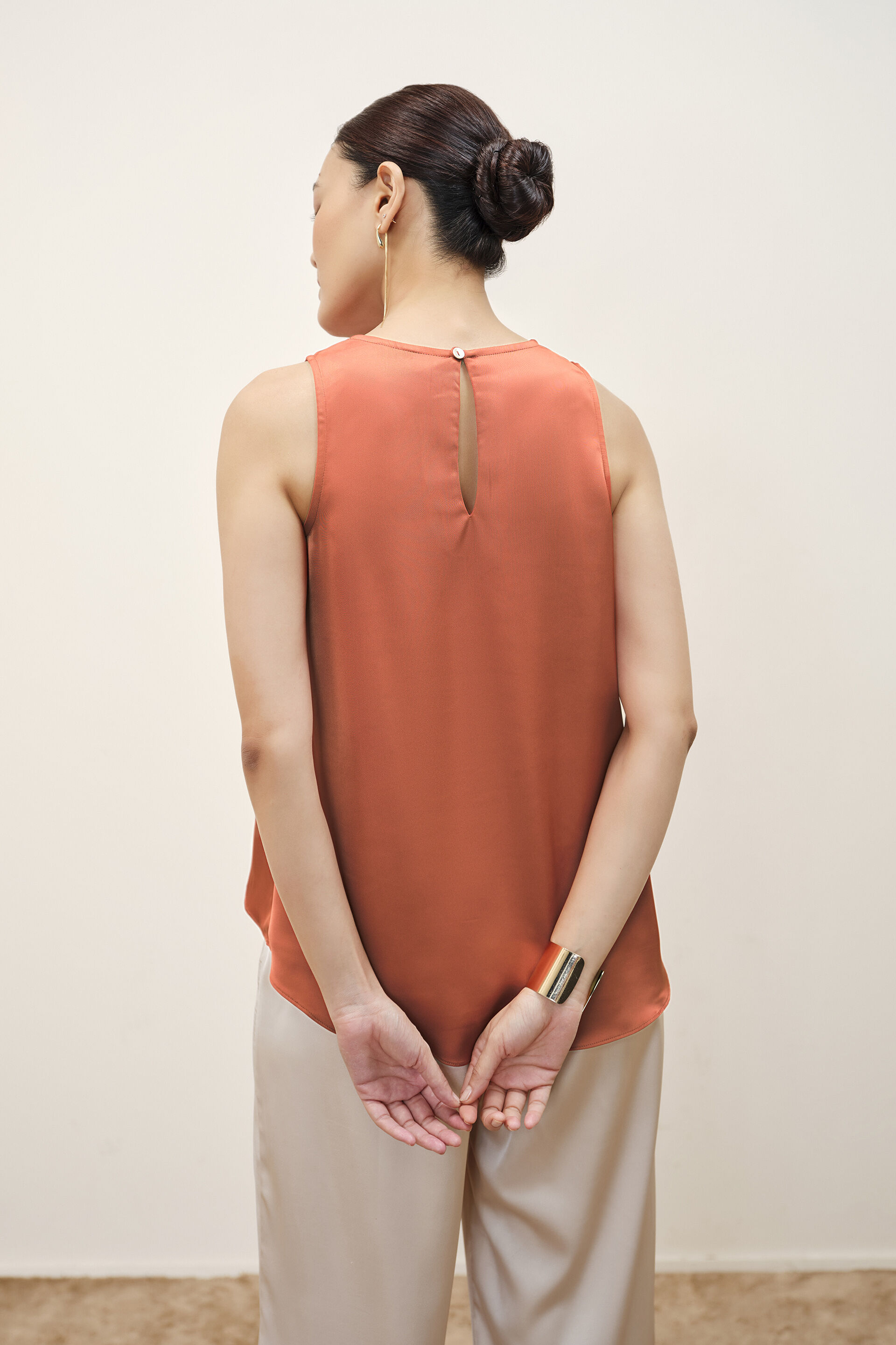 Tyra Vibrant Rust Top, Rust, image 6